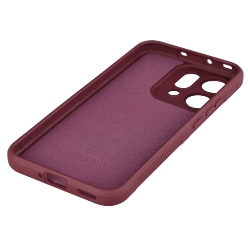 Pancerne etui Bizon Case Tur do Oppo Reno 14 burgundowe