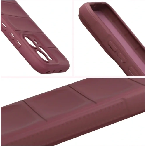 Pancerne etui Bizon Case Tur do Oppo Reno 14 burgundowe