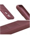 Pancerne etui Bizon Case Tur do Oppo Reno 14 burgundowe