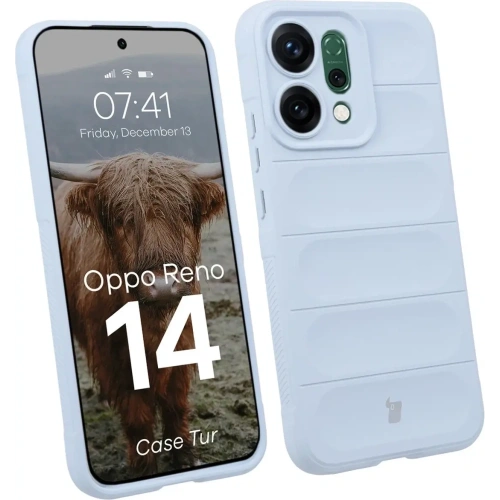 Pancerne etui Bizon Case Tur do Oppo Reno 14 jasnoniebieskie