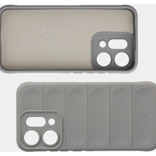 Pancerne etui Bizon Case Tur do Oppo Reno 14 jasnoszare