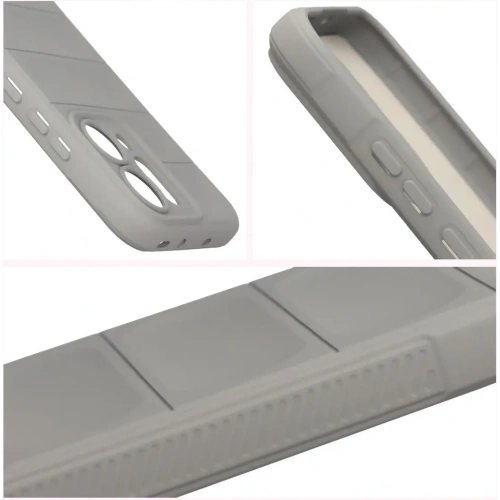 Pancerne etui Bizon Case Tur do Oppo Reno 14 jasnoszare