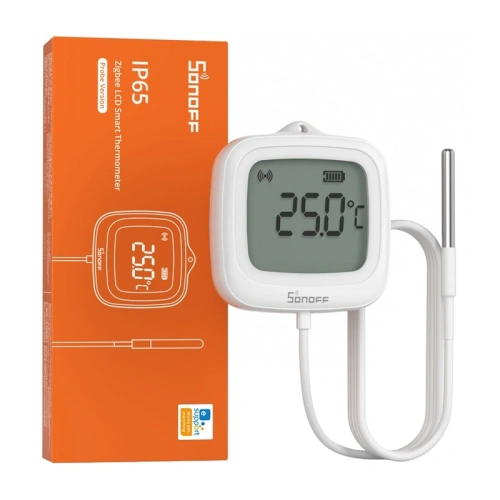 Czujnik temperatury z sondą ZigBee LCD Sonoff SNZB-02LD