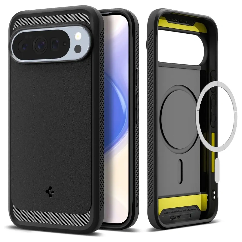 Etui Spigen Rugged Armor Mag MagSafe do Google Pixel 10 Pro XL Matte Black