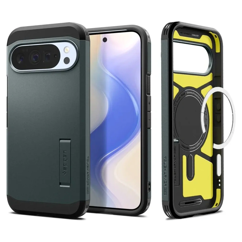Etui Spigen Tough Armor Mag MagSafe do Google Pixel 10 Pro XL Abyss Green