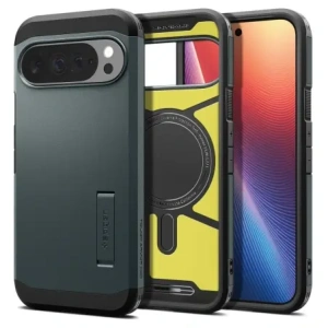 Etui Spigen Tough Armor Mag MagSafe do Google Pixel 10 Pro XL Abyss Green