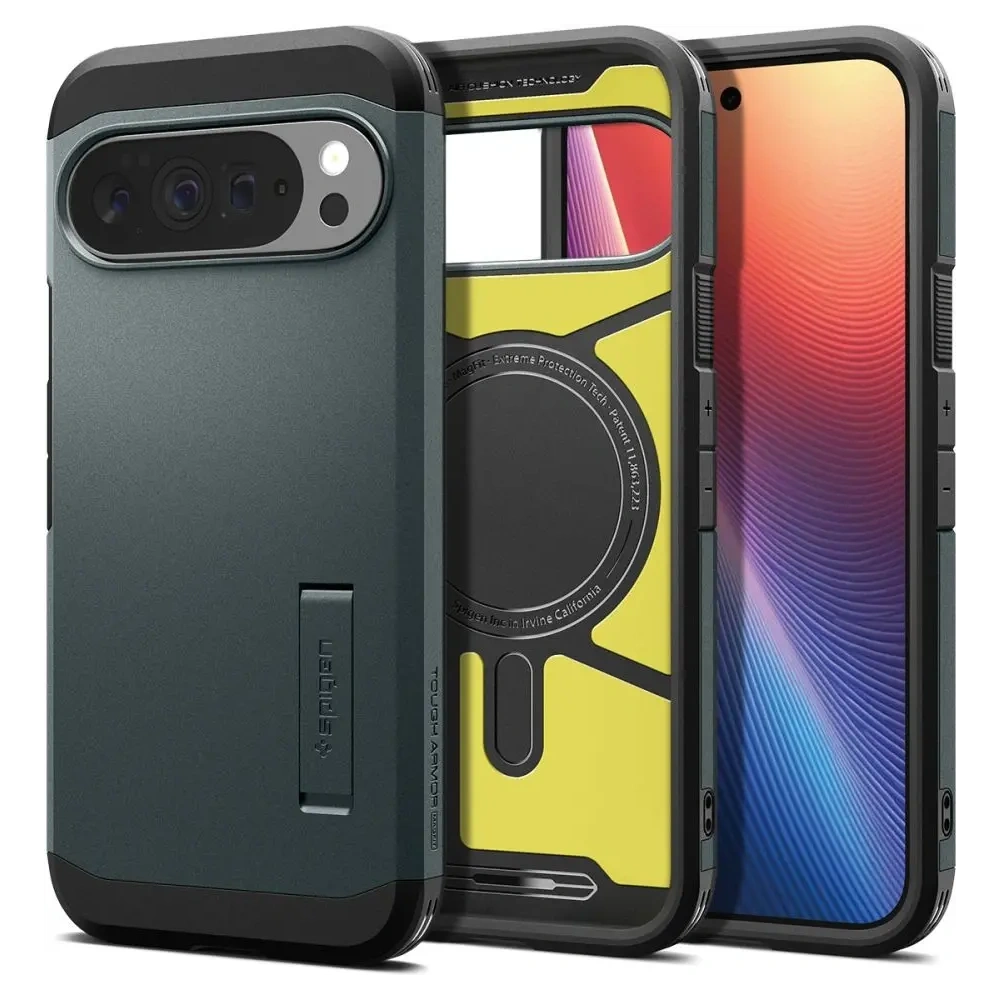 Etui Spigen Tough Armor Mag MagSafe do Google Pixel 10 Pro XL Abyss Green