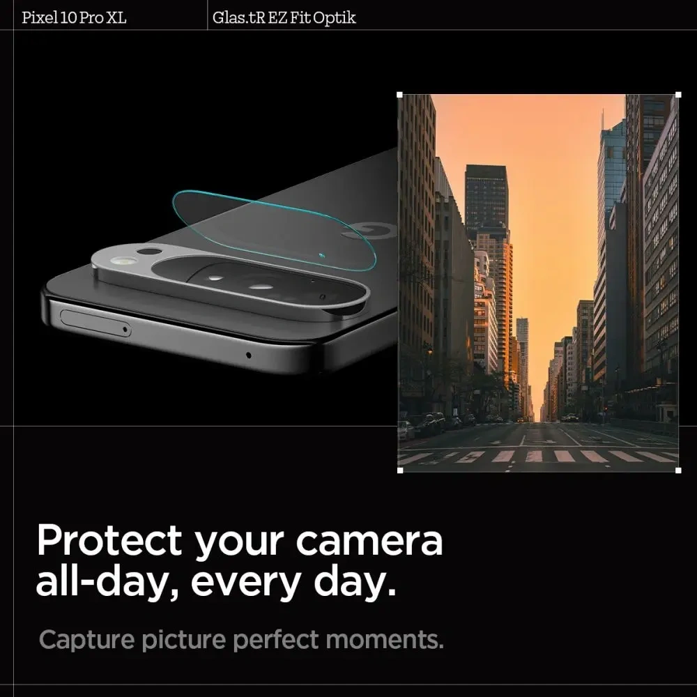Osłona aparatu Spigen Optik Glas.TR Camera Protector do Google Pixel 10 Pro XL Crystal Clear [2 PACK]