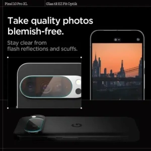 Osłona aparatu Spigen Optik Glas.TR Camera Protector do Google Pixel 10 Pro XL Crystal Clear [2 PACK]