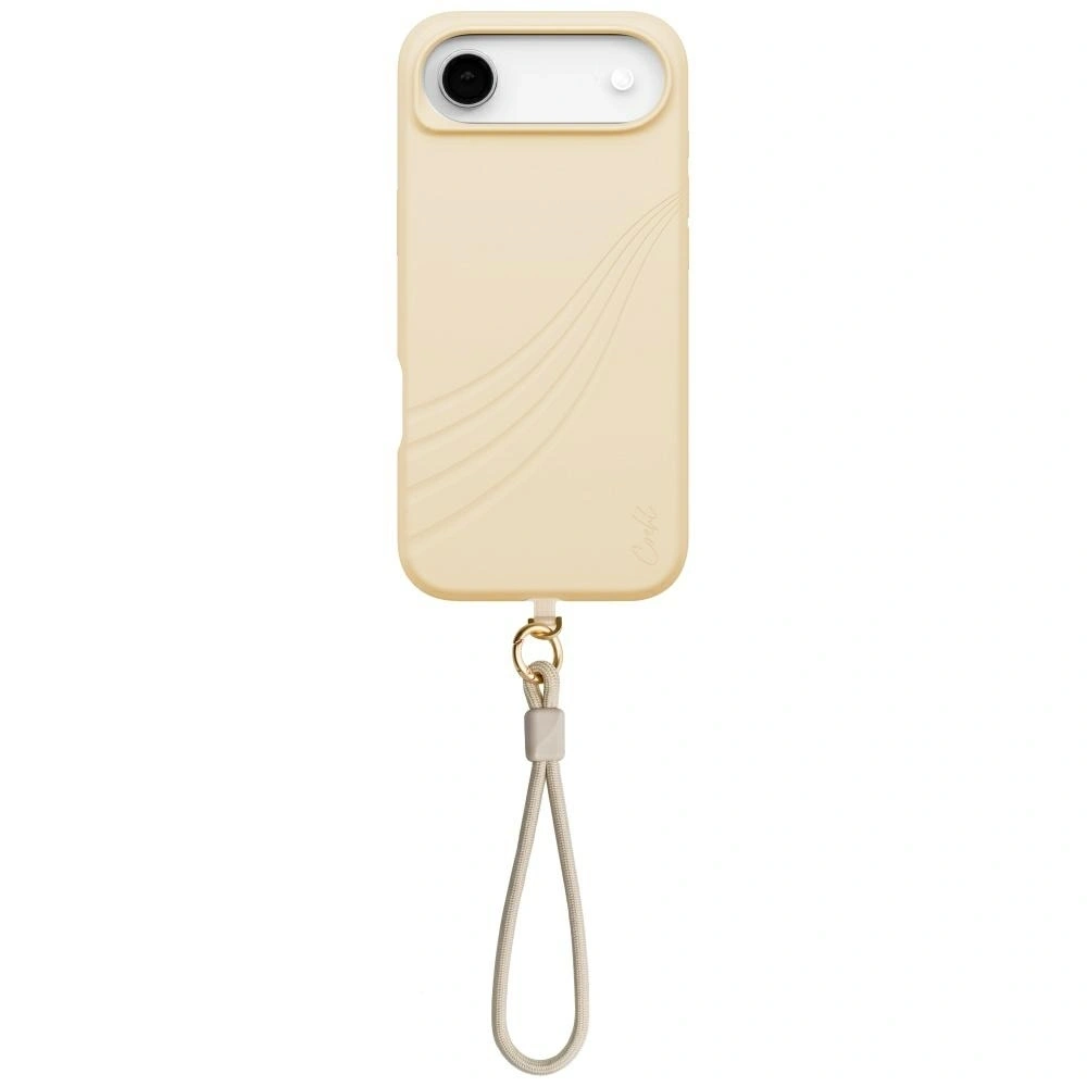 Etui UNIQ Coehl Serina do Apple iPhone Air Magnetic Charging beżowy