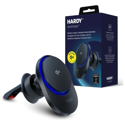Ładowarka indukcyjna 3MK Hardy AeroCharger 15W MPP Qi2 czarny