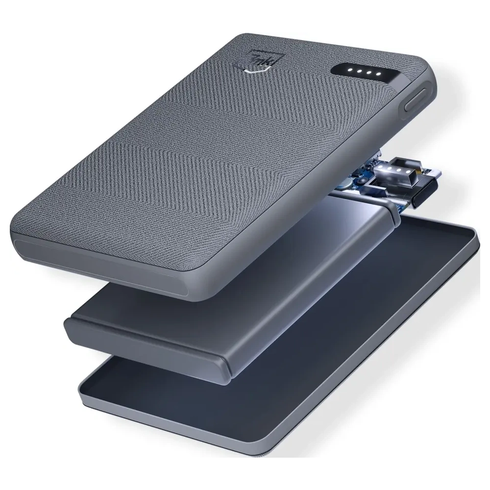 Powerbank 3MK Pocket Powerbank 5000mAh 12W USB-C szary