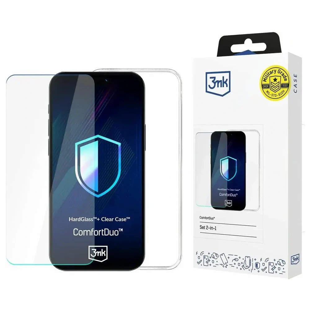 Zestaw 3MK ComfortDuo Clear MagCase do Apple iPhone 16e