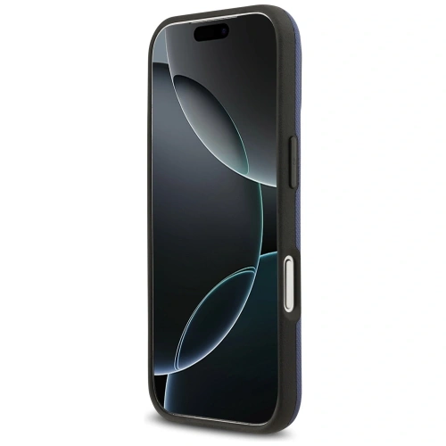 Etui BMW M FW Metal Logo MagSafe do Apple iPhone 17 Pro granatowy