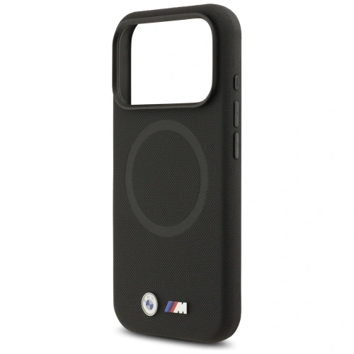 Etui BMW M FW Metal Logo MagSafe do Apple iPhone 17 Pro Max czarny