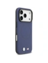 Etui BMW M FW Metal Logo MagSafe do Apple iPhone 17 Pro Max granatowy