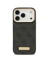 Etui Guess 4G Logo Plate MagSafe do Apple iPhone 17 Pro czarny