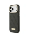Etui Guess 4G Logo Plate MagSafe do Apple iPhone 17 Pro Max czarny