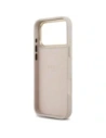 Etui Guess 4G Logo Plate MagSafe do Apple iPhone 17 Pro Max różowy