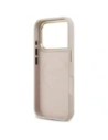 Etui Guess 4G Logo Plate MagSafe do Apple iPhone 17 Pro różowy