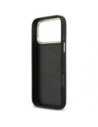 Etui Guess 4G Srtass Logo & Big Strap Metal Buttons MagSafe do Apple iPhone 17 Pro Max czarny