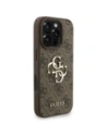 Etui Guess 4G Strap 4G Classic Logo do Apple iPhone 16 Pro brązowy