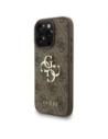 Etui Guess 4G Strap 4G Classic Logo do Apple iPhone 16 Pro Max brązowy