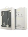 Etui Guess 4G Strass Logo & Big Strap Metal Buttons MagSafe do Apple iPhone 17 czarny