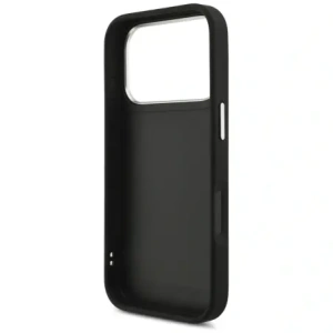 Etui Karl Lagerfeld FW Grained Karl & Choupette Heads Pins & Logo do Apple iPhone 17 Pro czarny
