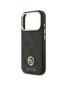 Etui Guess 4G Strass Logo & Big Strap Metal Buttons MagSafe do Apple iPhone 17 Pro czarny