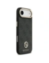 Etui Guess 4G Strass Logo & Big Strap Metal Buttons MagSafe do Apple iPhone Air czarny