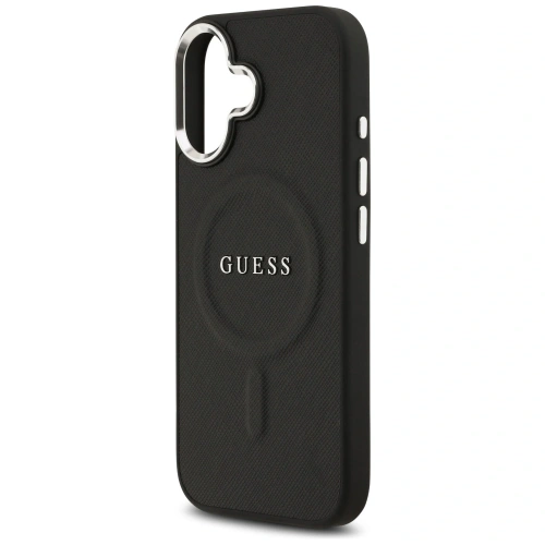 Etui Guess Classic Logo MagSafe do Apple iPhone 17 czarny