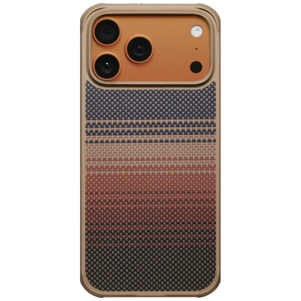 Etui PITAKA Aramid ProGuard MagSafe do Apple iPhone 17 Pro Max sunset