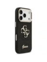 Etui Guess Fixed Glitter Big 4G Metal Frame do Apple iPhone 17 Pro czarny