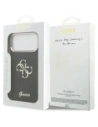 Etui Guess Fixed Glitter Big 4G Metal Frame do Apple iPhone 17 Pro Max czarny
