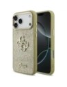 Etui Guess Fixed Glitter Big 4G Metal Frame do Apple iPhone 17 Pro Max złoty