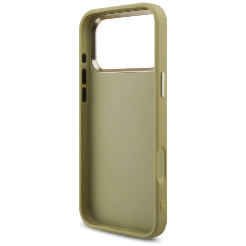 Etui Guess Fixed Glitter Big 4G Metal Frame do Apple iPhone 17 Pro Max złoty