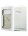 Etui Guess Fixed Glitter Big 4G Metal Frame do Apple iPhone 17 Pro Max złoty