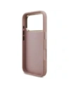 Etui Guess Fixed Glitter Big 4G Metal Frame do Apple iPhone 17 Pro różowy