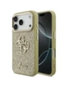 Etui Guess Fixed Glitter Big 4G Metal Frame do Apple iPhone 17 Pro złoty