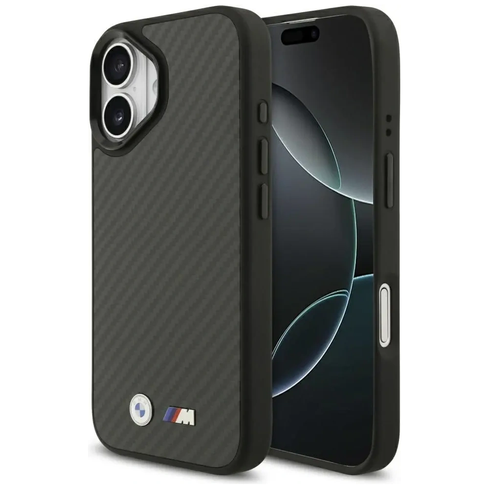 Etui BMW M Kevlar Matt MagSafe do Apple iPhone 17 czarny
