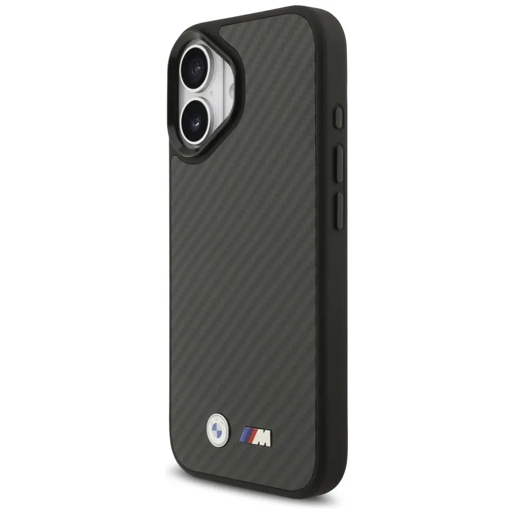 Etui BMW M Kevlar Matt MagSafe do Apple iPhone 17 czarny