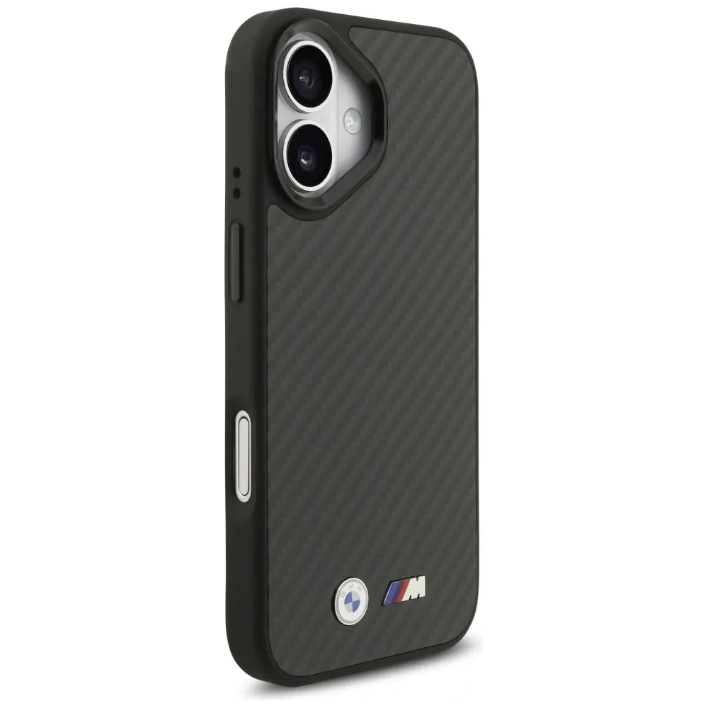 Etui BMW M Kevlar Matt MagSafe do Apple iPhone 17 czarny