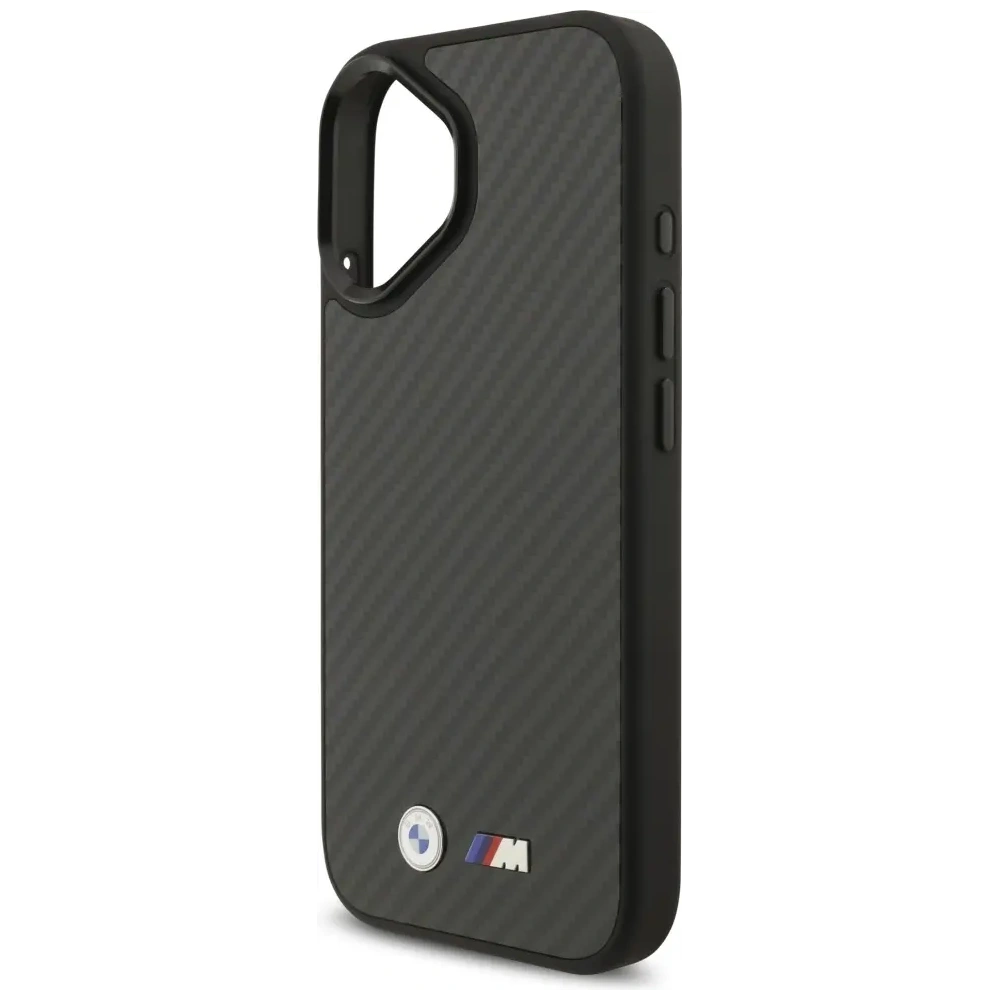 Etui BMW M Kevlar Matt MagSafe do Apple iPhone 17 czarny
