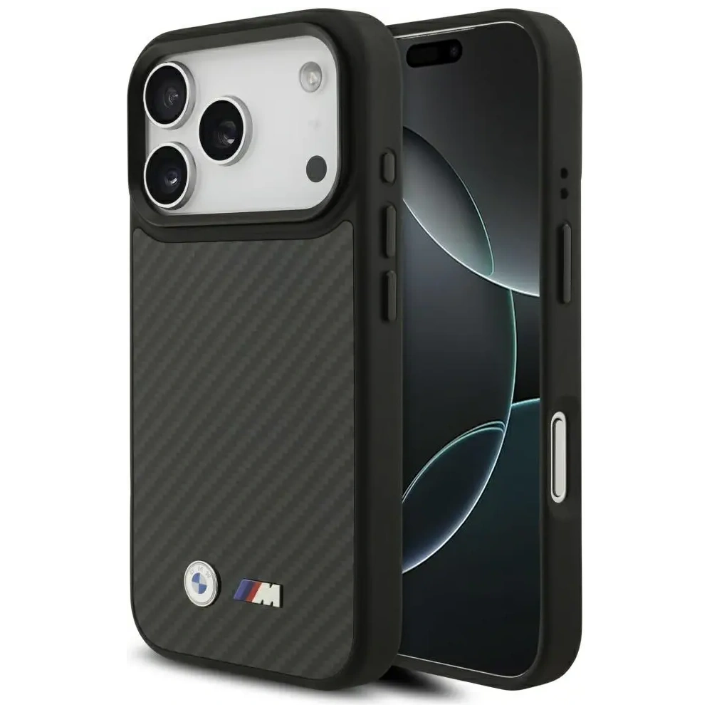 Etui BMW M Kevlar Matt MagSafe do Apple iPhone 17 Pro czarny