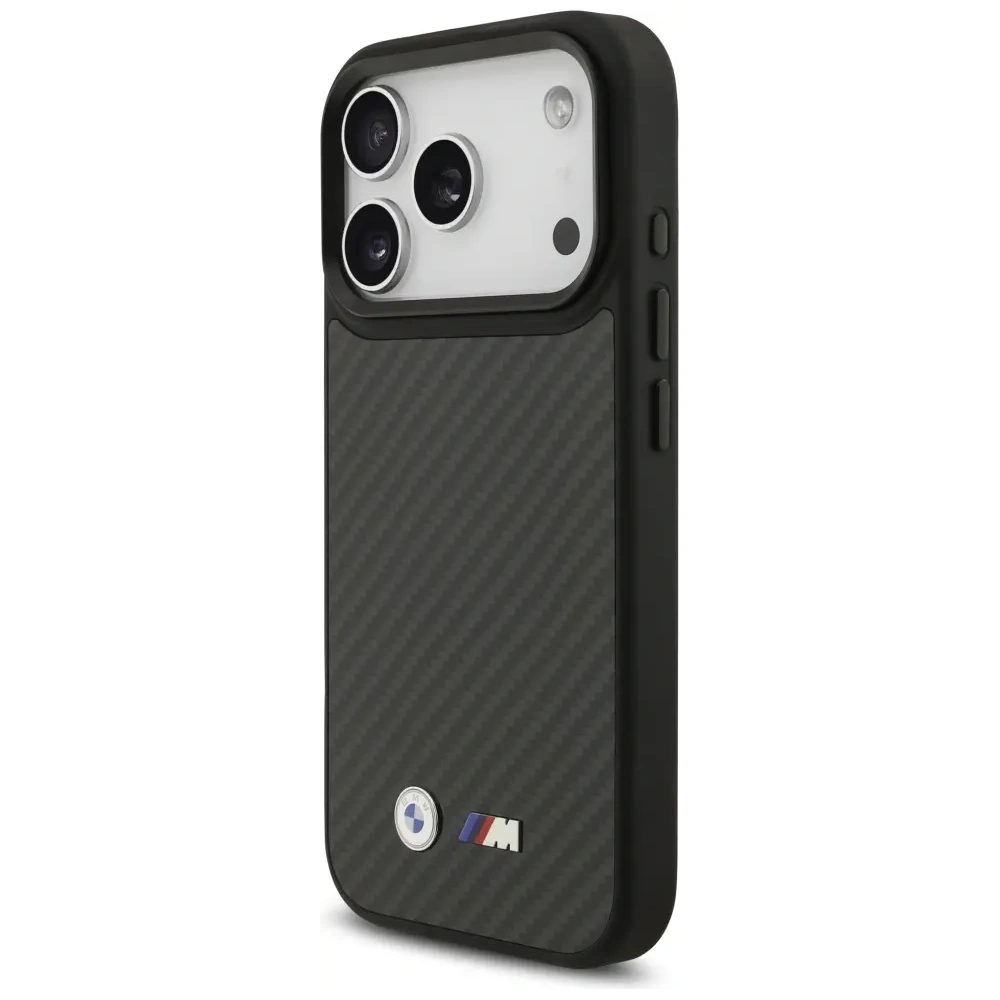 Etui BMW M Kevlar Matt MagSafe do Apple iPhone 17 Pro czarny