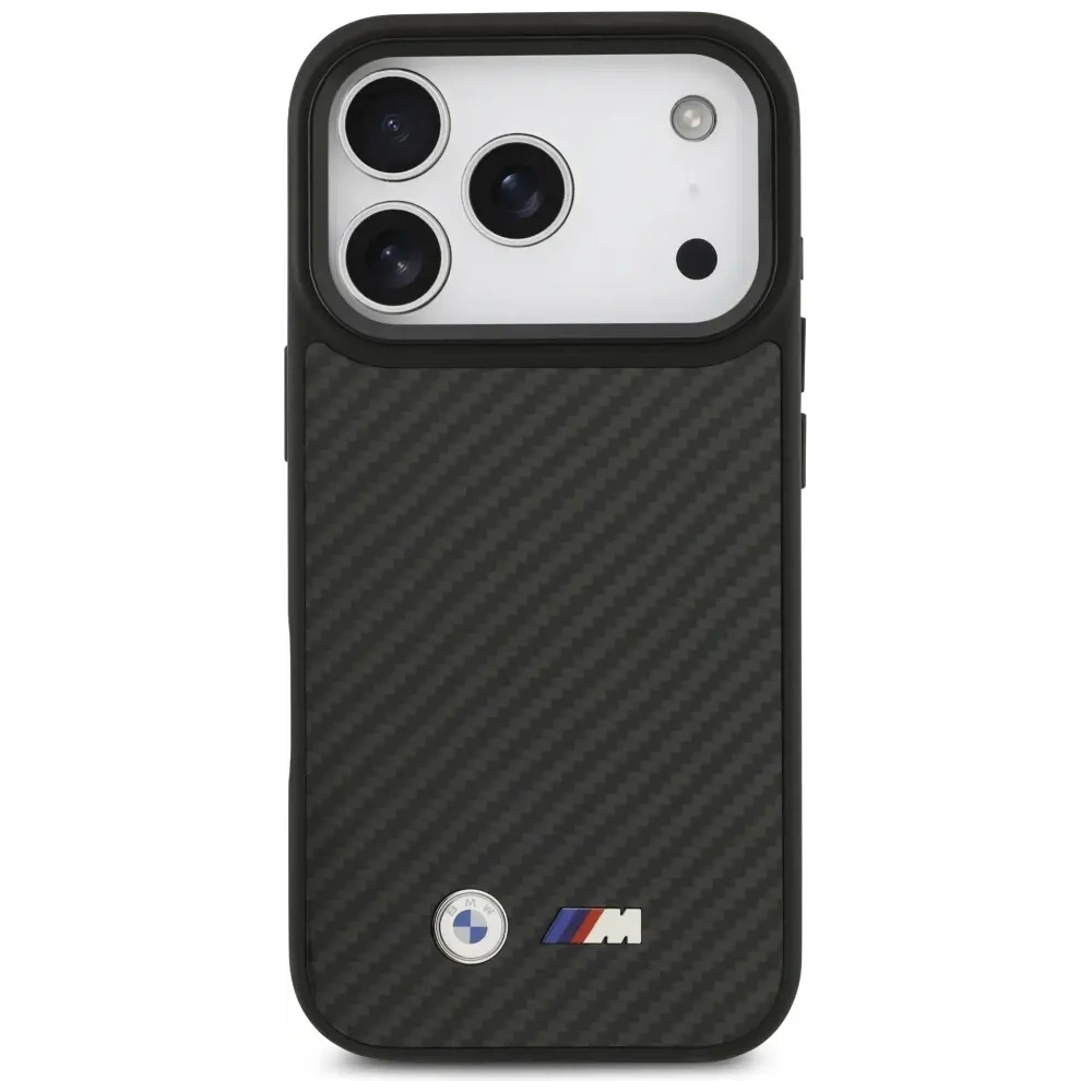 Etui BMW M Kevlar Matt MagSafe do Apple iPhone 17 Pro czarny