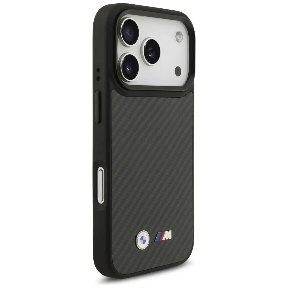 Etui BMW M Kevlar Matt MagSafe do Apple iPhone 17 Pro czarny