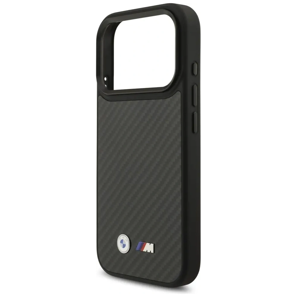 Etui BMW M Kevlar Matt MagSafe do Apple iPhone 17 Pro czarny