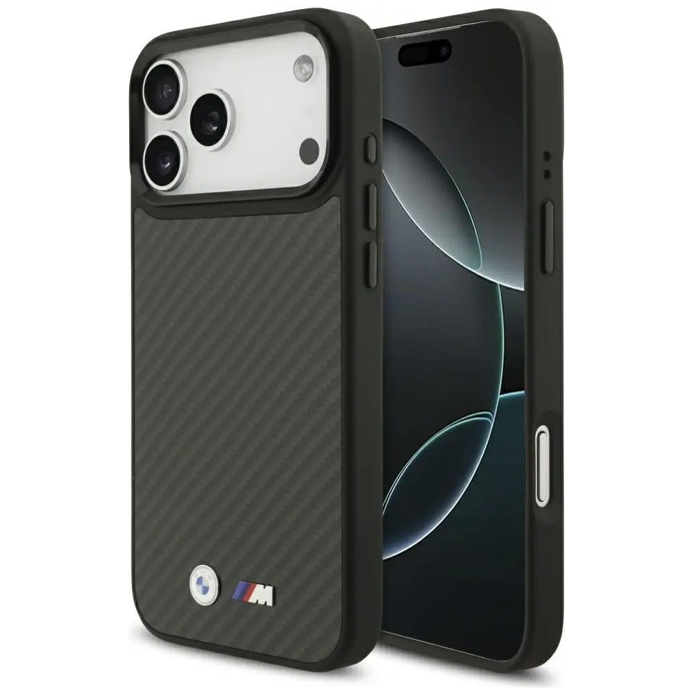 Etui BMW M Kevlar Matt MagSafe do Apple iPhone 17 Pro Max czarny